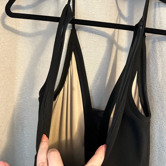 Express Jumpsuit Black/Tan Size 6 - Picture 8 of 9